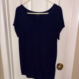 Cable & Gauge Blue Relaxed Short Sleeve Tee
